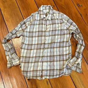 Trovata birds of paradis button down